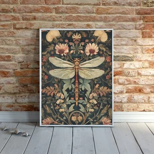 Vintage Blumen Libelle Puzzle 300/500/1000 Teile - Bild 1 von 3