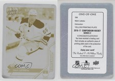 2016-17 Upper Deck Compendium Printing Plate Yellow 1/1 Mark Letestu #398