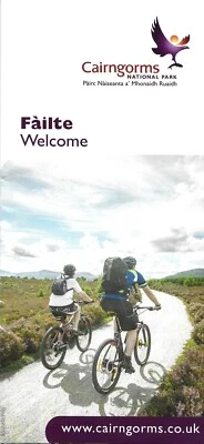 Mapa y guía de bienvenida, Parque Nacional de Cairngorms, Escocia Foto 1 de 3