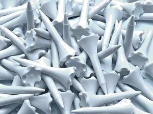 New Truestrike 1 1/2" Golf Tees 1.5" White Shortees Great for Irons - Picture 1 of 4