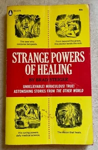 Book Strange Powers of Healing Steiger Paperback 1968 125 pages - Picture 1 of 6