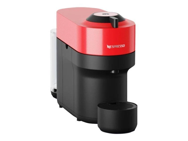 KRUPS Nespresso Vertuo Pop Spicy Red Kapselmaschine - Schwarz/Rot (XN9205)