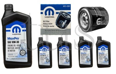 Genuine Mopar Engine Oil Change Kit 2004 Chrysler Concorde 3.5L engine oil 10w30 - Image 1 of 3