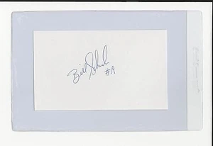 Bill Schroeder Green Bay Packers Signed Auto Football 3x5 Index Card Autograph - Picture 1 of 1