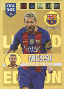 Fifa Adrenalyn XL 365 Trading Cards Saison 2017 - Messi PG - Limited Edition