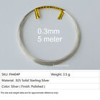 0.3-2mm .925 sterling silver Wire, Jewelry Making Wire, DIY  jewelry cable