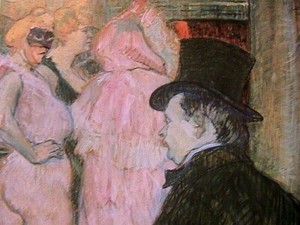 1896 Toulouse-Lautrec "Msr Maxime D." Post Card 6.3 x 4.5 Small Modern Art Print