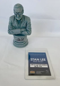 Gentle Giant Stan Lee Mini Büste Figur Statue SIGNIERT ULTRA SELTEN #/200 MARVEL COA - Bild 1 von 9