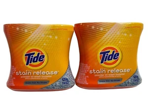 Lot Of 2 Tide Stain Release - Powder In Wash Booster - 14 Oz Each Discontinued - Picture 1 of 4
