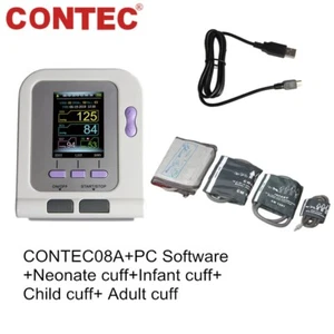 Digital Upper Arm Blood Pressure Monitor NIBP Machine Infant Child Adult 4 Cuffs - Picture 1 of 11