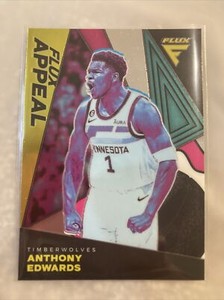 ANTHONY EDWARDS 2022-23 Panini Flux Basketball FLUX APPEAL INSERT SP #19 NBA