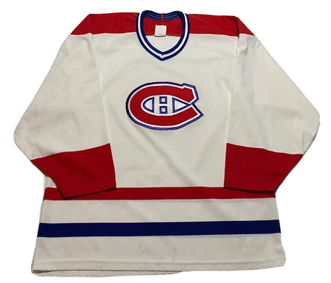 Vintage Montreal Canadiens CCM Hockey Jersey Size Medium 90s O4 Cover