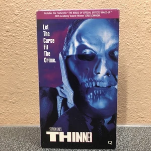 Stephen King Thinner (VHS, 1993) Fantasy Horror - Picture 1 of 8