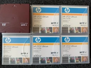 7 cartouches de données HP LTO 2 C7972A - 400 Go LTO Ultrium dans leur emballage d'origine - Photo 1/1