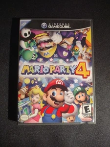 Mario Party 4 (Nintendo GameCube, 2002) Very Good Condition Complete w/ Extras - Picture 1 of 4
