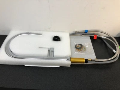 Signature Hardware 450079 Bok Chrome Pull Down Kitchen Faucet, 1.8 GPM - Image 1 of 4