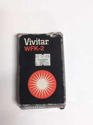 Vivitar WFK-2 Flash Wide-Angle Flash Filter Kit  Clear & Multiple Colors Vintage - Image 1 of 4