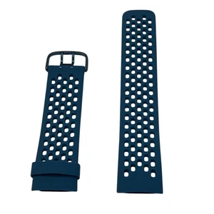 Fitbit Charge 5 Sport Band Deep Sea Large Official Strap Open Box Silicone - Picture 1 of 4