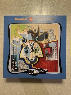 Heye 圆点奶牛 1000 件拼图方形 Fredi Gertsch 完整 — 第 1/4 张图片