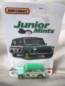 Matchbox Candy Series Junior Mints Austin Mini Van Green  1:64 Scale Diecast - Picture 1 of 4