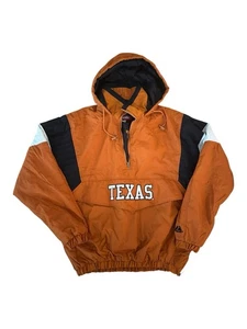 Vintage Texas Longhorns Orange Puffer Jacket Men’s Size M - Picture 1 of 16