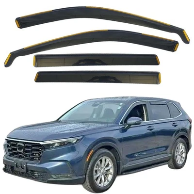 In-Channel For Honda CR-V 2023-2024 Rain Guards Window Visors Smoke Deflectors - Image 1 of 4