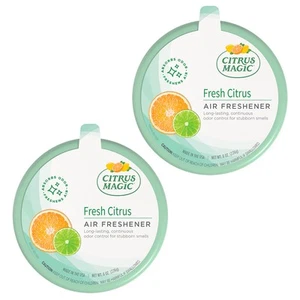 Paquete de 2 ambientadores sólidos Citrus Magic, 8 onzas, cítricos - Imagen 1 de 7