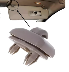 2 X BEIGE FIN SUNSHADE INTERLOCKING HOOK FOR AUDI A3-A4-A5-Q3-Q5 - Picture 1 of 5