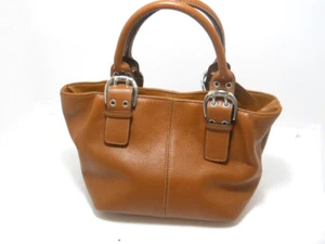 Tignanello Handtasche aus hellbraunem Leder mit mehreren Fächern - Bild 1 von 10