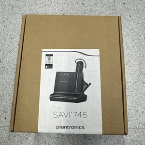 Plantronics Savi W745-M SAVI 3 In 1, CONV, MSFT,CERT,DECT 6.0 WIRELESS HEADSET - Zdjęcie 1 z 3