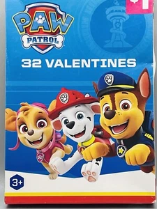 Spin Masters Nickelodeon Paw Patrol Valentines Cards 32 Count & 8 Fun Designs - Picture 1 of 4