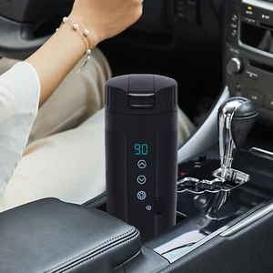 12V Auto Wasserkocher Edelstahl Elektrisch Heizbecher Heizung DE für Camping - Bild 1 von 20