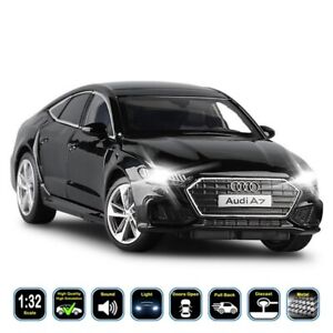 1:32 Audi A7 Sportback (2nd Gen) Diecast Model Car Light&Sound Toy Gift For Kids