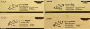 4 cartuchos de tóner originales XEROX 106R01221 106R01219 HC Phaser 6360 6360D 20 - Imagen 1 de 1
