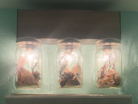 Custom Ball Jar Lights Cover