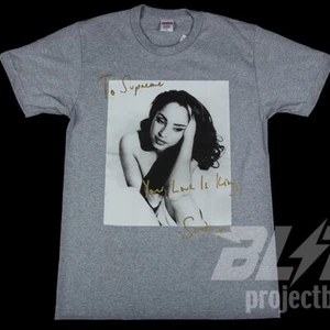 SS17 SUPREME SADE TEE T-SHIRT HEATHER GREY SIZE L LARGE 2017 - Picture 1 of 3