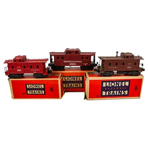 Lionel Pennsylvania Caboose Car 1:48 O Scale Model Train Freight Car 3P Lot - Picture 1 of 7
