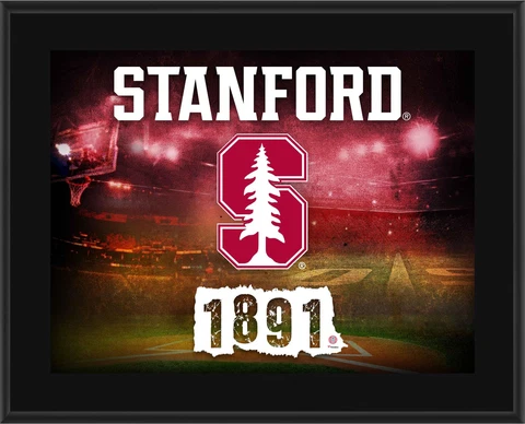 Stanford Cardinal 10.5x13 Horizontal Team Logo Plaque Authentic Cover