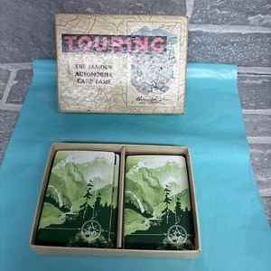 VTG Parker Brothers Automobile Touring Card Game 1955 Complete 99 cards NO INSTR - Picture 1 of 13