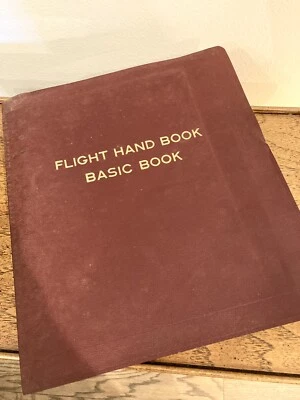 Vintage Lockheed T-33A Flight Hand Book, Basic Book. August 27, 1958 Foto 1 de 4