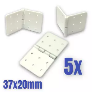 ✅ 5 Stück Nylon Scharnier 37x20mm RC Flugzeug Airplane Ruder Aileron Querruder ✅ - Bild 1 von 12