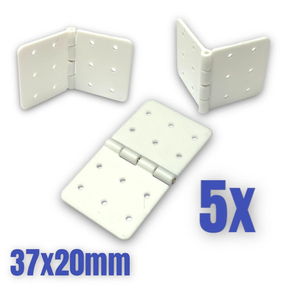 ✅ 5 Stück Nylon Scharnier 37x20mm RC Flugzeug Airplane Ruder Aileron Querruder ✅ - Bild 1 von 4
