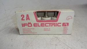 Box of 5 IFO Electric 2/500 2A 500V Ceramic Bottle Fuses - Picture 1 of 8