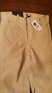 Baby GAP Girls Ivory Cordoroy Ankle Pants Adjustable Size 5 - Picture 1 of 5