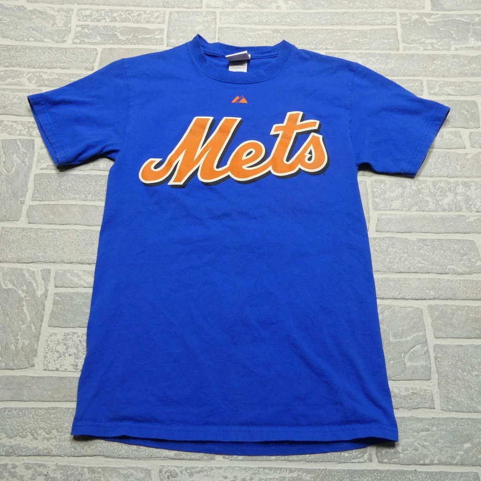 Camiseta Johan Santana #57 New York Mets MLB Majestuosa Azul Adulto Talla Pequeña Foto 1 de 4