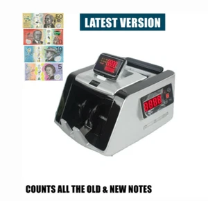 AUSTRALIAN NOTE COUNTER MONEY CASH COUNTING OLD NEW NOTES COUNT MACHINE NEW OZ - Picture 1 of 14
