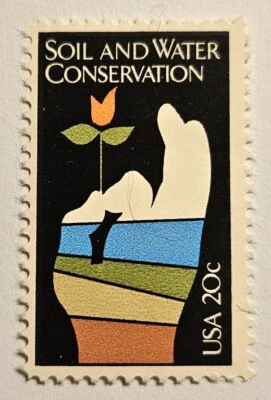 USA 1984 "SOIL & WATER CONSERVATION" Sc #2074, Single MINT Stamp, MNH, FAST SHIP - Image 1 of 3