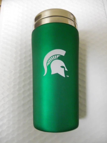 Michigan State Spartans Soft Touch Travel Tumbler [NEW] Cup Mug 16oz Coffee Tea Cover