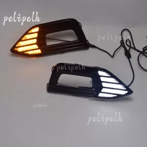 For 2020 Volkswagen Passat Front Bumper Fog Lamp Modified LED Tricolor 2 Pcs - Picture 1 of 3