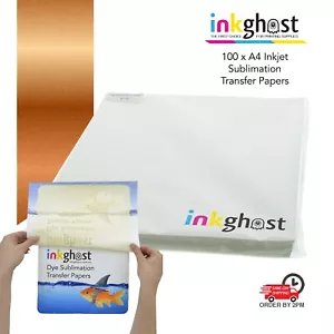 Sublimate Paper A4 Dye Heat Transfer Paper Epson Inkjet Sub Rihac EcoTank 80gsm - Picture 1 of 3